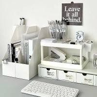 ราคา ชั้นเก็บของ สไตล์ IKEA ออแกไนเซอร์สองชั้นแบบตั้งโต๊ะ เหมาะสำหรับเวิร์กสเตชันในสำนักงาน กล่องเก็บของตั้งโต๊ะ ชั้นวางเอกสาร Ins ชั้น วาง ขวด ใน ตู้เย็น fridge holder วางแก้ว มัทฉะ (1731772087464855118)