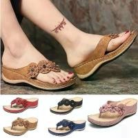 ราคา รองเท้าแตะลายดอกไม้วินเทจแฮนด์เมดสำหรับผู้หญิง ใส่สบาย หัวกลมแบน สไตล์ลำลอง เหมาะสำหรับฤดูร้อน รองเท้าแตะ รองเท้า แก้ รอง ช้ํา ผู้ หญิง รองเท้าแตะ fila ผู้ หญิง รองเท้า (1731583690694034545)