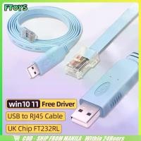 ราคา จัดส่งใน24ซม.1.8M สายUSB To RJ45 Cisco Console Cable Console Cable USB Type A Male to RJ45 Maleสำหรับเราเตอร์ (1731767369253424084)