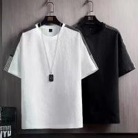 ราคา เสื้อยืดแขนสั้นสำหรับผู้ชาย สไตล์เรียบง่าย ครึ่งแขน ใส่หน้าร้อน ทรงหลวม แฟชั่น เสื้อชั้นใน เหมาะสำหรับผู้ชาย เสื้อท็อป สปอต เสื้อยืด Tommy T-Shirt ของ Gucci ราคาถูก เสื้อผ้าประสาทสัมผัส (1731996901429