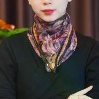 ราคา ผ้าพันคอแบบถอดได้ สไตล์ใหม่ ขนาด 65*65 ผ้าพันคอหลากสไตล์ ดีไซน์ใหม่ ปกป้องคอได้ดี ทำจากผ้าไหม ผ้า พันคอ กุชชี่ (1732171789810501666)