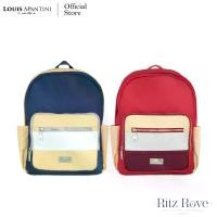 ราคา Louis Montini (Rise & Go) กระเป๋าเป้สะพายหลัง ผ้าไนล่อน Unisex Backpack BBP11 (1729903950985070714)