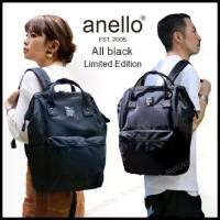 ราคา NekokissBag Anello All black Backpack Regular & Large size กระเป๋าเป้สะพายหลัง (1730729861832018162)