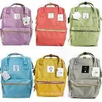ราคา Anello Canvas Backpack กระเป๋าเป้สะพายหลัง รุ่นผ้าแคนวาส (1730401213017852708)
