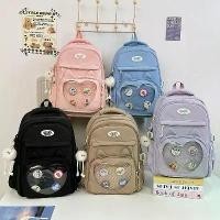 ราคา กระเป๋าเป้ความจุขนาดใหญ่สำหรับเด็กผู้หญิง อเนกประสงค์ เหมาะสำหรับนักเรียน ดีไซน์การ์ตูนน่ารัก กระเป๋าสะพายไหล่คู่ กระเป๋าเป้คลาสลำลองสำหรับผู้หญิง กระเป๋าอึดสไตล์อินเทรนด์ กระเป๋ (1731536806439388295)