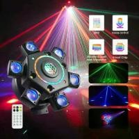 ราคา Moving Head LED B-EYE 4in1 laser six-arm cyclone gobo magic ball laserไฟมูฟวิ่งเฮด มูฟวิ่งไฟดิ้สโก้เทค (1731916388896114195)