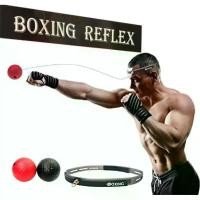 ราคา BOXING REFLEX BALL ลูกบอลซ้อมชกมวยสำหรับฝึก ความเร็ว และความแม่นยำ ขายดี (1731464081450894973)