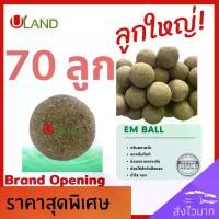 ราคา Uland Em ball อีเอ็มบอล 70 ลูก บำบัดน้ำเสีย ลดกลิ่นทันที ย่อยสลายของเสียตะกอนไขมัน สารอินทรีย์ น้ำใสขึ้น ผลิตจากหัวเชื้อจุลินทรีย์ที่มีคุณภาพ (1729704226625260383)
