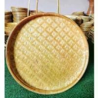 ราคา กระด้งสานไม้ไผ่ ทรงกลม (มี 3 ขนาด) กระด้งตากปลา สำหรับตากของแห้ง bamboo basket กระโล่ กระด้งกลม ผัดไทยถาด (1730225295948352307)