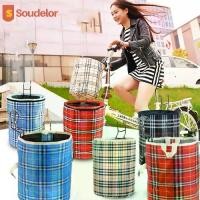 ราคา Soudelor ตะกร้าผ้าวินเทจ จักรยานพับได้ จักรยานแม่บ้าน จักรยานทั่วไป ตะกร้าหน้ารถ ตระกร้าจักรยานผ้าใบ Bicycle basket (1729671359149345471)
