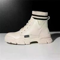 ราคา Martin bootsรองเท้าบูทแฟชั่นสตรีวัสดุหนังโปรโมชั่นใหม่รองเท้าบูทสตรีคุณภาพสูงรองเท้าบูทมาร์ติน รองเท้าบูทสตรี Women's boots (1732202767541110993)