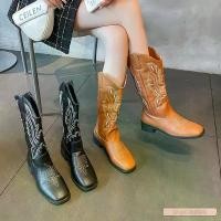 ราคา หนัง รองเท้าบูทคาวบอยตะวันตก cavalier boots mid-tube martin boots chelsea boots long boots women s 2022 new ขายดีประจำเดือนนี้ (1730978460737899017)