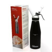 ราคา DELISIO Whipping Cream Bottle ขวดทำวิปครีม 1 ลิตร (หัวอลูมิเนียม) สีดำ (1731296578933654990)