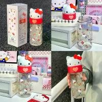 ราคา COD ส่งจากไทย ขวดน้ำ Hello Kitty ขวดใส คิตตี้ กระบอกใส่น้ำ water bottle พกพาสะดวก (1731590518674261680)