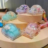 ราคา พวงกุญแจรถทรายดูด, ดีไซน์การ์ตูน Sanrio, ตัวละคร Kuromi และ Drift Bottle น่ารัก, จี้พวงกุญแจ พวงกุญแจรูปรถ (1730252349536569965)