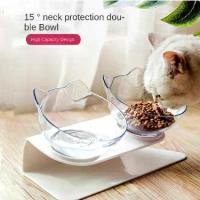 ราคา ชามแมวยกสูง 15 องศา ชามสุนัขสัตว์เลี้ยง ชามคู่ ปกป้องคอ เหมาะสำหรับอาหารแมว อุปกรณ์สำหรับสัตว์เลี้ยง dog catcher เครื่อง พ่นยา สุนัข raised bowl dogs ถัง ใส่ อาหาร แมว do (1731544271883765484)