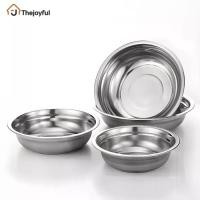 ราคา [พร้อมส่ง] ชามสแตนเลส 304 ชามอาหาร ชามใส่อาหาร ถ้วยซุปสแตนเลส กะละมังสแตนเลส 14-24cm สแตนเลสอย่างดี Stainless steel Bowl Thejoyful (1731474561059882109)