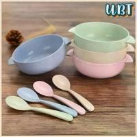 ราคา UBT ชามข้าวสาลี ชามข้าวเด็ก ผลิตจาก ชาม+ช้อน ฟางข้าวสาลี Rice bowl set (1729632499085707342)