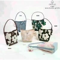 ราคา กระเป๋าCICEllE bucket bag กระเป๋าCICELLEแบรนด์แท้% สวัสดิการสด (1732114432250906379)
