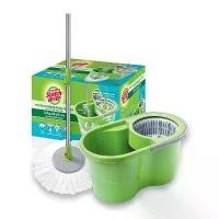 ราคา พร้อมส่ง 3M Scotch-Brite ชุดถังปั่น รุ่น T7 อีโค่ดูโอ้ววอช พร้อมไม้ถูพื้น Eco Dual Wash Spin Mop Bucket (1730833529418910393)
