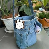 ราคา กระเป๋ายีนส์ทรงถัง bucket (1731810191066761481)