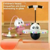 ราคา ลูกบอลกระโดดแพนด้าพร้อมไฟ LED เรืองแสง ลูกบอลยางยืดสำหรับเด็ก เพิ่มการเจริญเติบโตของส่วนสูง เหมาะสำหรับการเด้งดึ๋งและฝึกสมดุล ของเล่นลูกบอลกระพริบ ของ ชําร่วย ราคา ส่ง พวง มา (1732112342815900973)