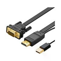 ราคา CONVERTER CABLE (สายแปลงสัญญาณ) UGREEN HDMI TO VGA 1.5M (30449) สไตล์การระเบิด (1732109685837432433)
