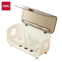 ราคา จัดส่งฟรี กทม Deli กล่องเก็บปลั๊กไฟ กล่องจัดเก็บสายไฟ กล่องเก็บอุปกรณ์ชาร์จมือถือ จัดระเบียบ Cable Storage Box (1732000262385731353)
