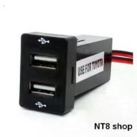 ราคา [Tiktok] ช่อง USB Charger สำหรับ Toyota Vios / Yaris / Altis / REVO / New Fortuner / Camry (1731815642569214092)