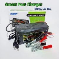 ราคา เครื่องชาร์จแบตเตอรี่ SUOER Smart Fast Charger 12V 10A ชาร์จแบตเตอรี่แห้ง แบตเตอรี่รถยนต์ รถมอเตอร์ไซด์ รุ่น SON-1210D+ คําแนะนําการขายที่ร้อนแรงในเดือนนี้ (1731933729325942723)