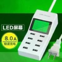 ราคา พร้อมส่งจากไทย ปลั๊ก USB Charger ที่ชาร์จอุปกรณ์ USB Hub 8 Ports (White) (1731446903608542670)