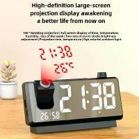 ราคา นาฬิกาปลุกฉายกระจก, climate clock YOULONG U8, จอแสดงผลคู่สำหรับเวลาและอุณหภูมิ, นาฬิกาดิจิตอลหน้าจอ LED ขนาดใหญ่, รุ่นใหม่สำหรับปี 2024 (1730930590086695359)