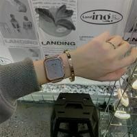 ราคา นาฬิกาปฏิทิน นาฬิกาข้อมือช่องสไตล์ Ins สำหรับผู้หญิง นาฬิกาข้อมือนักเรียนมูลค่าสูงทรงสี่เหลี่ยม นาฬิกาตกแต่ง นาฬิกาลายหน้าปัดใหญ่ beauty beast clock clock 45mm สติกเกอร์ ไม่ (1731764254565172671)