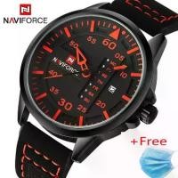 ราคา NAVIFORCE Luxury Brand Men Army Military Watch นาฬิกาข้อมือ es Men's Quartz Date Clock Man Leather Strap Sports Wrist Watch นาฬิกาข้อมือ (1731720214411577006)