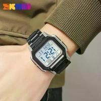 ราคา [XDGV] SKMEI Waterproof Sport Watch for Man Countdown Stopwatch Digital Wristwatch 2Time Fashion Mens Clock (1731720146217567846)