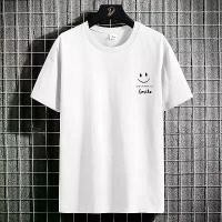 ราคา เสื้อยืดแขนสั้นผู้ชายฤดูร้อนใหม่แบรนด์แฟชั่นเรียบง่ายสไตล์ฮ่องกงลำลองหลวมคู่เสื้อฐานผ้าฝ้าย กัก กั๊ก shirt squid game rock men character island stone kameecoat (1731791608439081452)