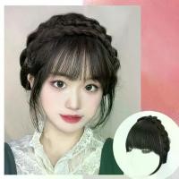 ราคา Natural Woman That Is Not Visible, Fake Bangs, Fishbone, Wigs, Braids, Forehead Hair, Air Conditioner, Fringe, Hair Accessories (1731951971509962556)