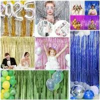 ราคา [ส่งจากไทย]2ม. มี 8 สี ม่าน ฟอย glitter curtain backdrop ผ้าม่าน ฉาก หลัง ผ้าม่านฟอยล์ตกแต่งพื้นหลังงานปาร์ตี้ (1732073978455361629)