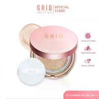 ราคา GRID Solution CC Cushion SPF50+ PA+++ คุชชั่น เนื้อมุก สูตรน้ำแร่ (1729853487395473904)