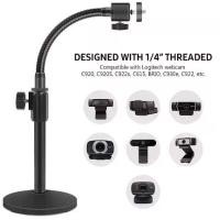 ราคา [COD] ยืดหยุ่น360 ° หมุนเว็บแคมขาตั้ง1/4 "Desktop Webกล้องขาตั้งกล้องGooseneckยืนสำหรับLogitech Web cam (1732283705545230396)