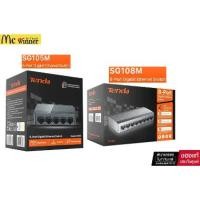ราคา [COD] Tenda SG105M/SG108M Gigabit Switch Hub 5 Port / 8 Port HUB Lan สายแลน 10/100/1000Mbps Desktop Switch (1732058990878295295)