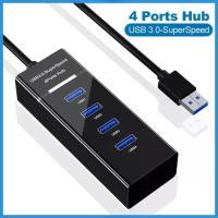 ราคา 4 Ports USB 3.0 2.0 HUB Splitter High Speed Multi Splitter USB Adapter Expander Cable for Desktop PC Laptop USB HUB (1730094096744679603)