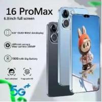 ราคา [รับประกัน 1 ปี] 16Pro Max, รองรับ 2 ซิมการ์ด, RAM 16GB ROM 512GB Smartphone, รองรับโทรศัพท์มือถือ 2G/5G, ราคาดี, GPS Navigation, เมนูอาหารไทย, ฟรี Full Device (1731919332934060675)