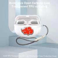 ราคา For Bose Ultra Open EarBuds case เคสหูฟังแบบเปิดพิเศษ, สำหรับ Bose, เคสนิ่มใส, จี้เชือกเส้นเล็กการ์ตูนน่ารัก, เหมาะสำหรับ Bose QuietComfort Ultra และ QuietComfort EarBuds II, เคส (1730120096061753455)