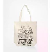 ราคา caliiico กระเป๋าสะพายผ้าดิบ ลายไทยแลนด์ TTote bag denim fabric print with Thai Story (1732192884105120460)