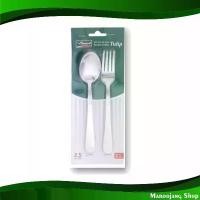 ราคา ช้อนส้อม รุ่นทิวลิป นกนางนวล 2 คู่ Spoon And Fork Tulip Model Seagull (1730048171836214008)