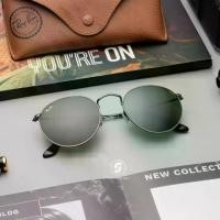 ราคา Ray-Ban RB3447 029 Round metal Gunmetal frame G-15 lenses (1730764938812164515)