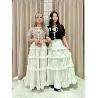 ราคา เสื้อ "Ribbon Frame Knit" SUGARLESS BUBBLES (1732247151074577187)