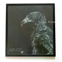 ราคา Turbo Frame กรอบรูปแต่งบ้าน สำหรับใส่รูปขนาด 14x14 15x15 16x16 17x17 18x18 20x20 24x24 นิ้ว พร้อมกระจกใส หูแขวน/สลิงแขวนผนัง กรอบ รูป (1731159496926858231)