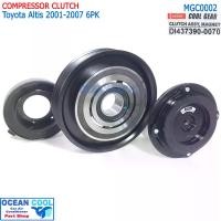 ราคา คลัชคอมแอร์ โตโยต้า อัลติส 2001 - 2007 MGC0002 COOL GEAR DI437390-0070 COMPRESSOR CLUTCH Toyota Altis หน้า คลัช คอม มู่เล่คลัช พู่เล่คลัช (1729654285548423191)